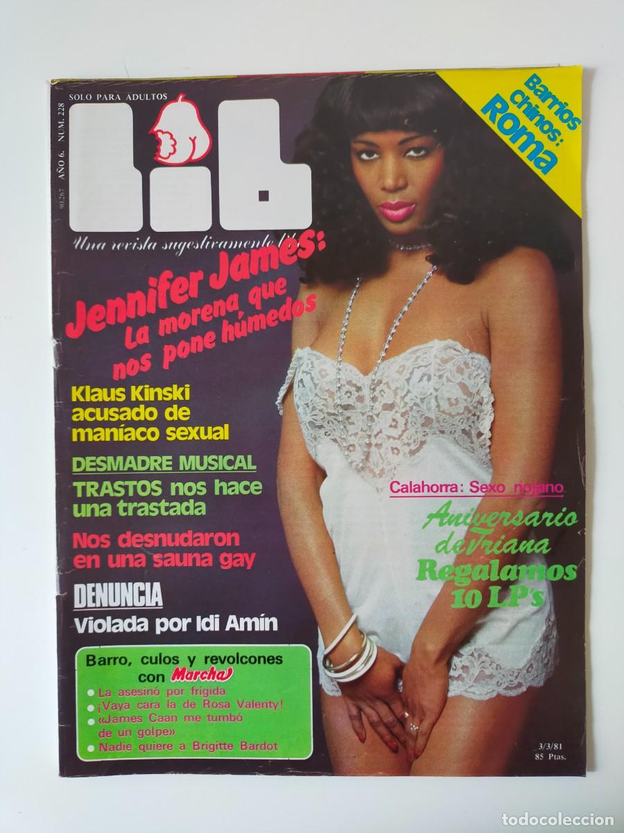 Revistas: REVISTA LIB - A&Ntilde;O 1981 - N&ordm; 228 - JENNIFER JAMES - KLAUS KINSKI - GEORGINA ALESSANDRI