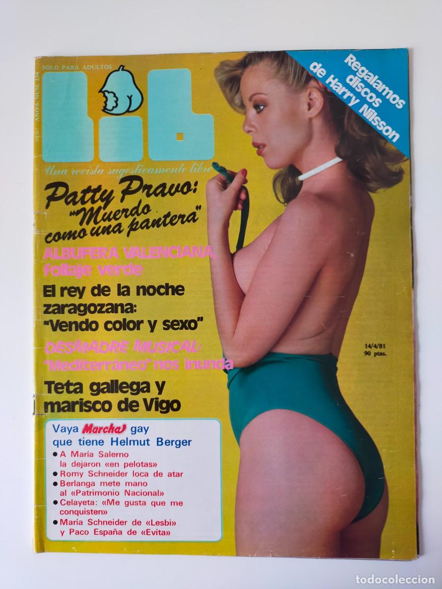 Revistas: REVISTA LIB - A&Ntilde;O 1981 - N&ordm; 234 - PATTY PRAVO - MARIA SALERNO - ROMY SCHNEIDER