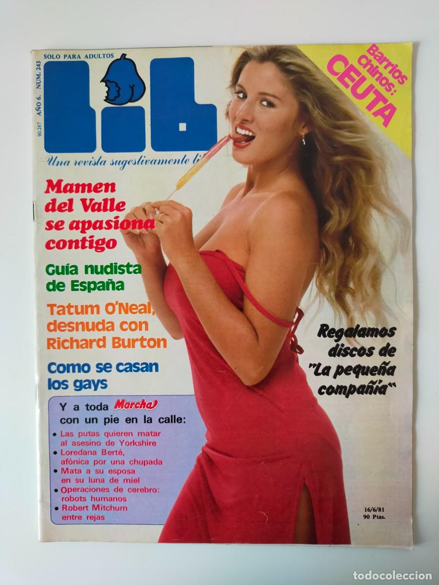 Revistas: REVISTA LIB - A&Ntilde;O 1981 - N&ordm; 243 - MAMEN DEL VALLE - TATUM O'NEAL - ROBERT MITCHUM