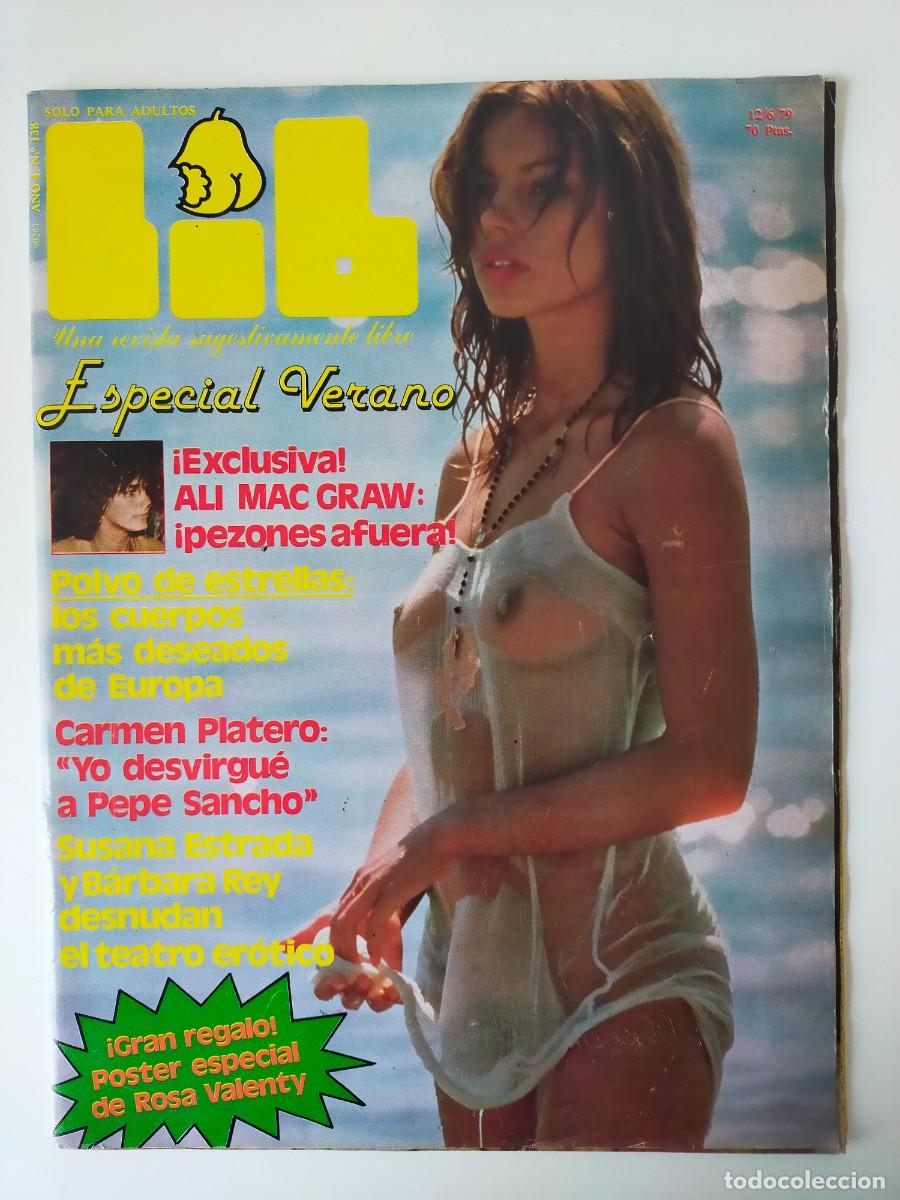 Revistas: REVISTA LIB A&Ntilde;O 1979 - N&ordm; 138 - AGATA LYS - CARMEN PLATERO - ALI MAC GRAW