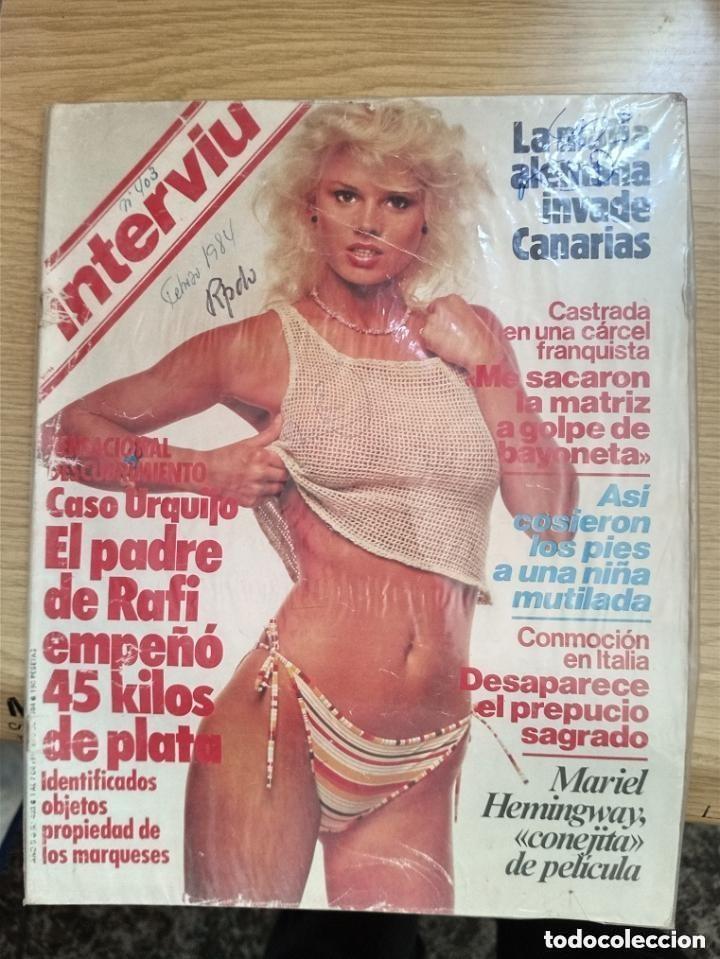 Revistas: interviu 443 - Mariel Hemingway y desaparicion del prepucio sagrado -ESCRITA EN PORTADA