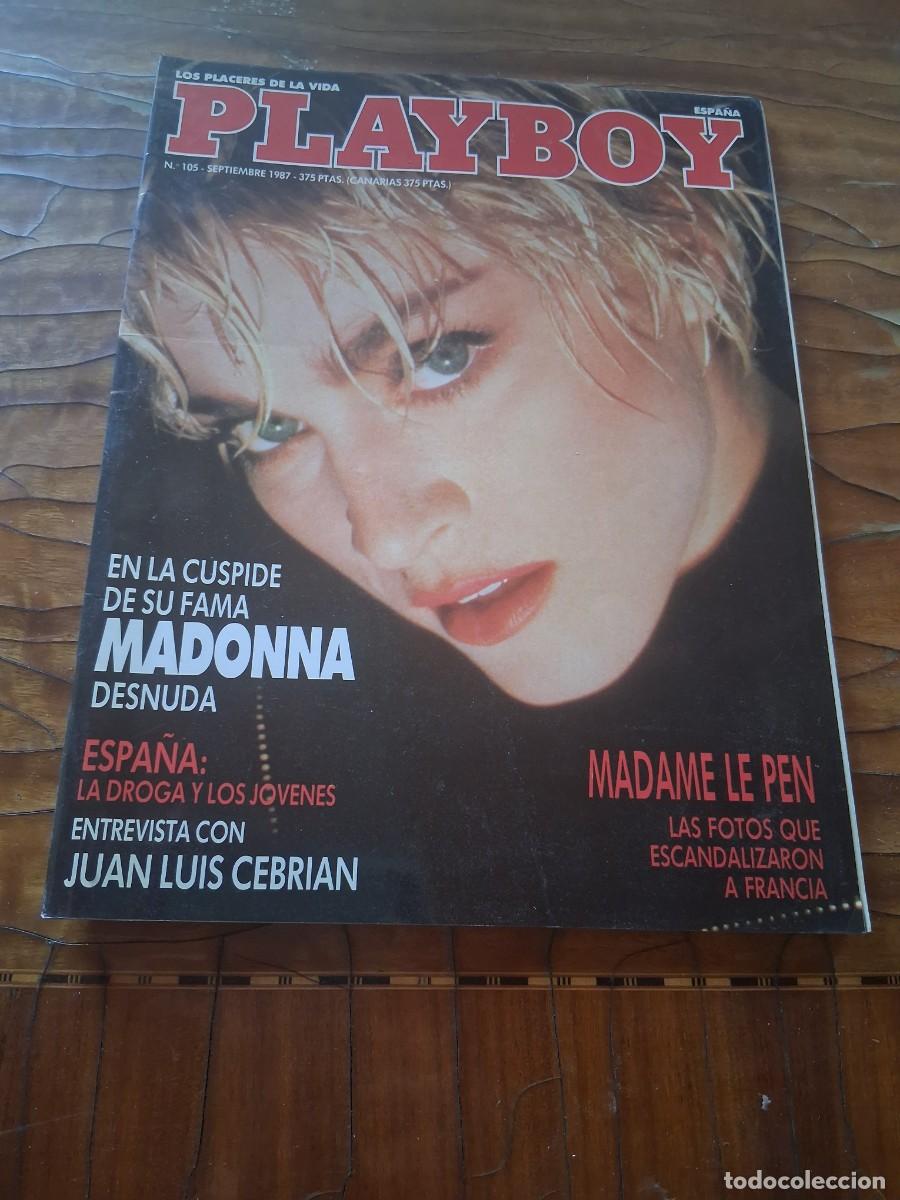 Revistas: Revista Playboy 105 Madonna Juan Luis Cebrian Madame Le Pen Casanova