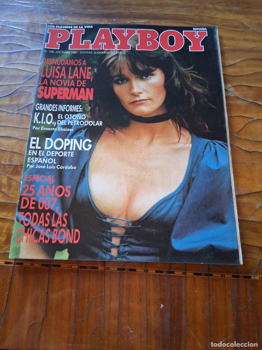 Revistas: Revista Playboy 106 Superman Luisa Lane Margot Kidder Ferdinand e Imelda Marcos James Bond 007