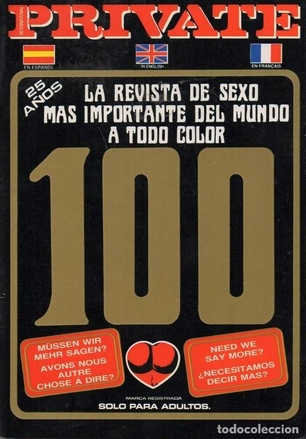 Revistas: REVISTA PARA ADULTOS PRIVATE N&ordm;100. CON DESPERFECTOS. REVIPOR-86 ,2