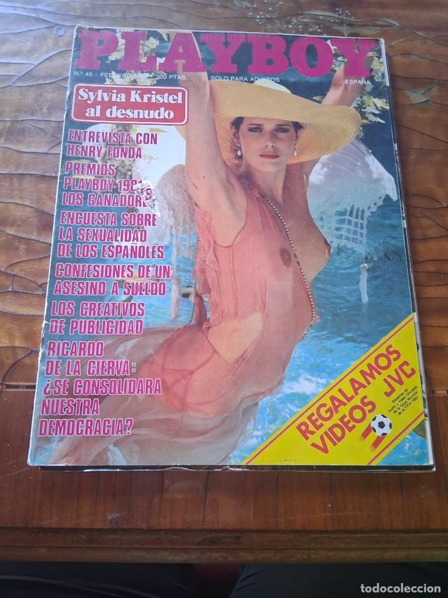 Revistas: Revista pornografica Playboy 40 a&ntilde;o 1982 Silvia Kristel Henry Fonda Lady Chatterley arte