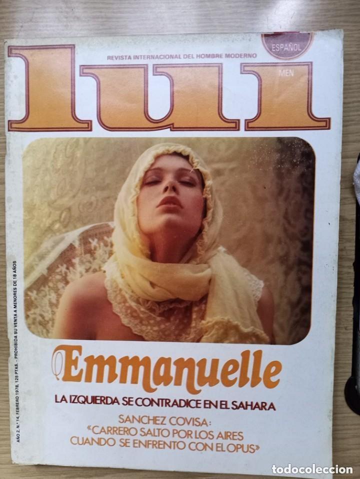 Revistas: LUI EMMANUELLE - A&Ntilde;O 2 - NUMERO 14 - FEBRERO 1978 --REVISTA EROTICA