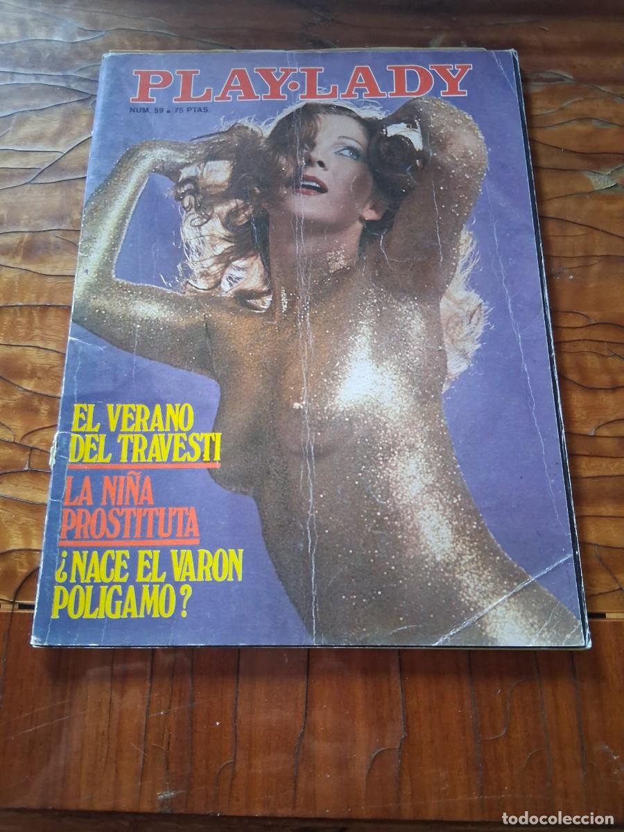 Revistas: Revista pornografia Play Lady N&deg; 59 Travesti Poligamo Espa&ntilde;a ca&ntilde;i Schommer