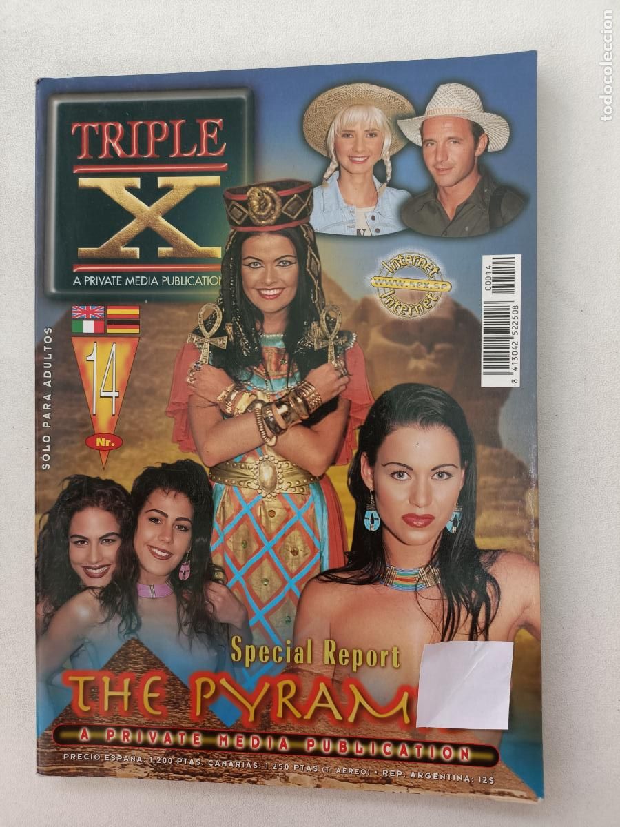 Revistas: PRIVATE TRIPLE X 14. SPECIAL REPORT THE PYRAMID. ADULTOS. EROTICA