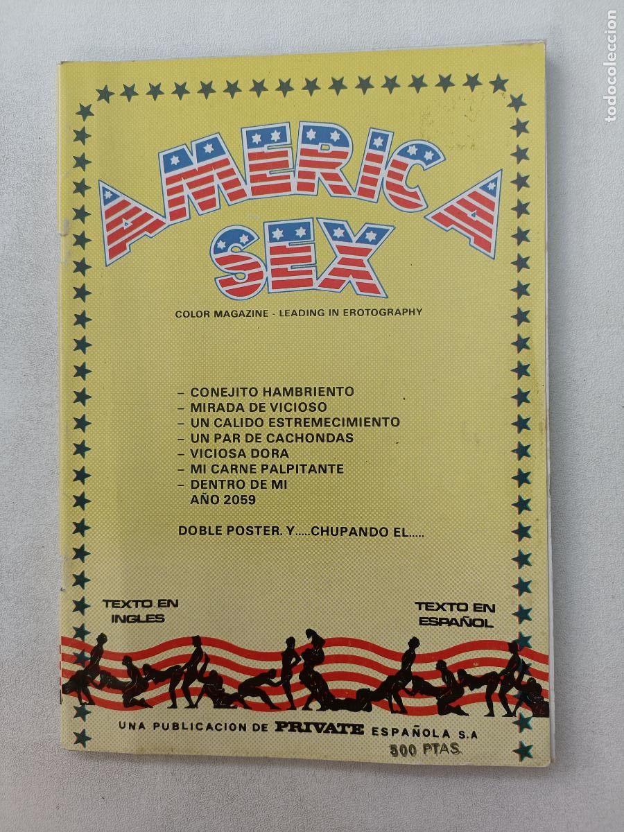 Revistas: AMERICA SEX. UNA PUBLICACION DE PRIVATE. ADULTOS. EROTICA.