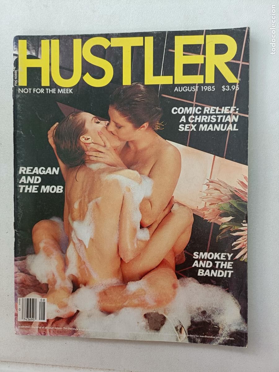 Revistas: HUSTLER NOT FOR THE MEEK AUGUST 1985. VOLUME 12 NUMBER 2. ADULTOS. SMOKEY AND THE BANDIT