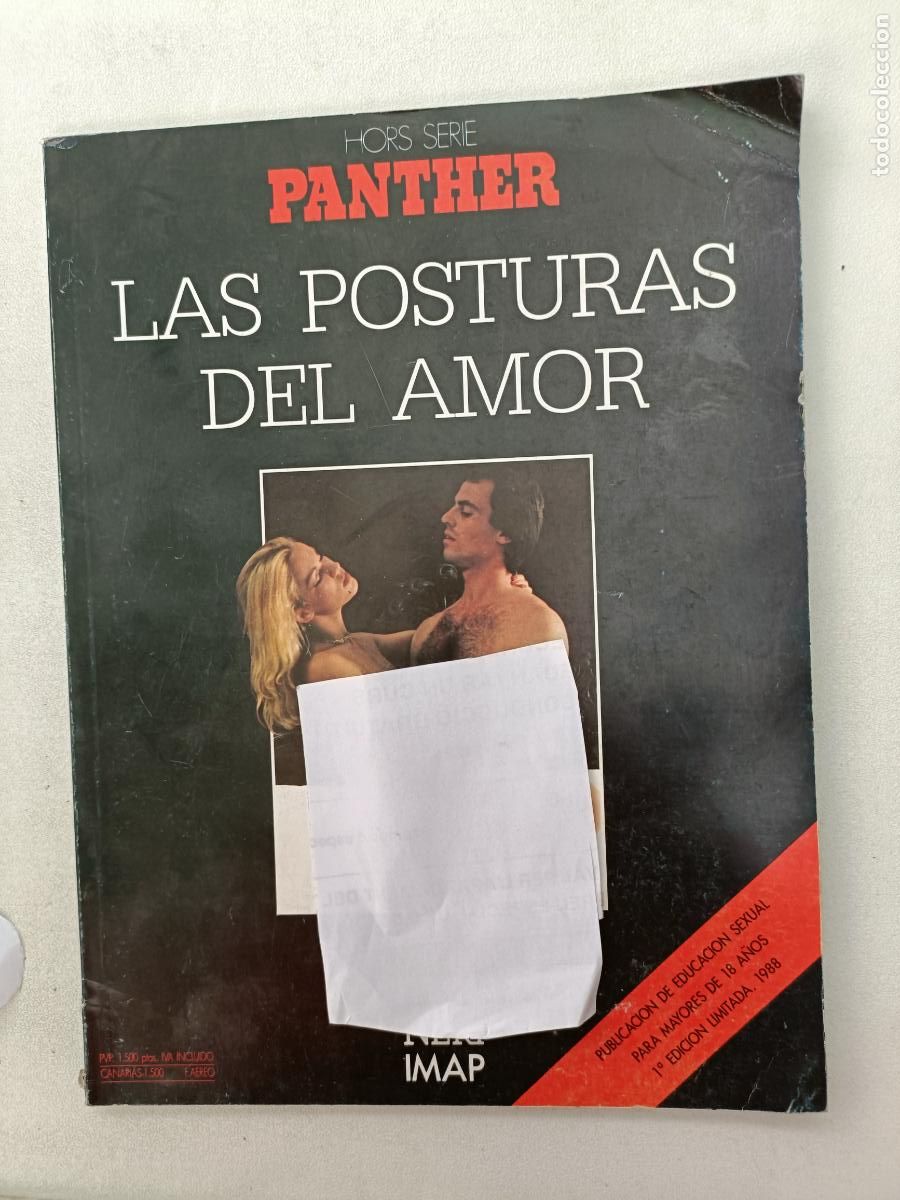 Revistas: HORS SERIE PANTHER , LAS POSTURAS DEL AMOR BRIGITTE LAHAIE. 1988