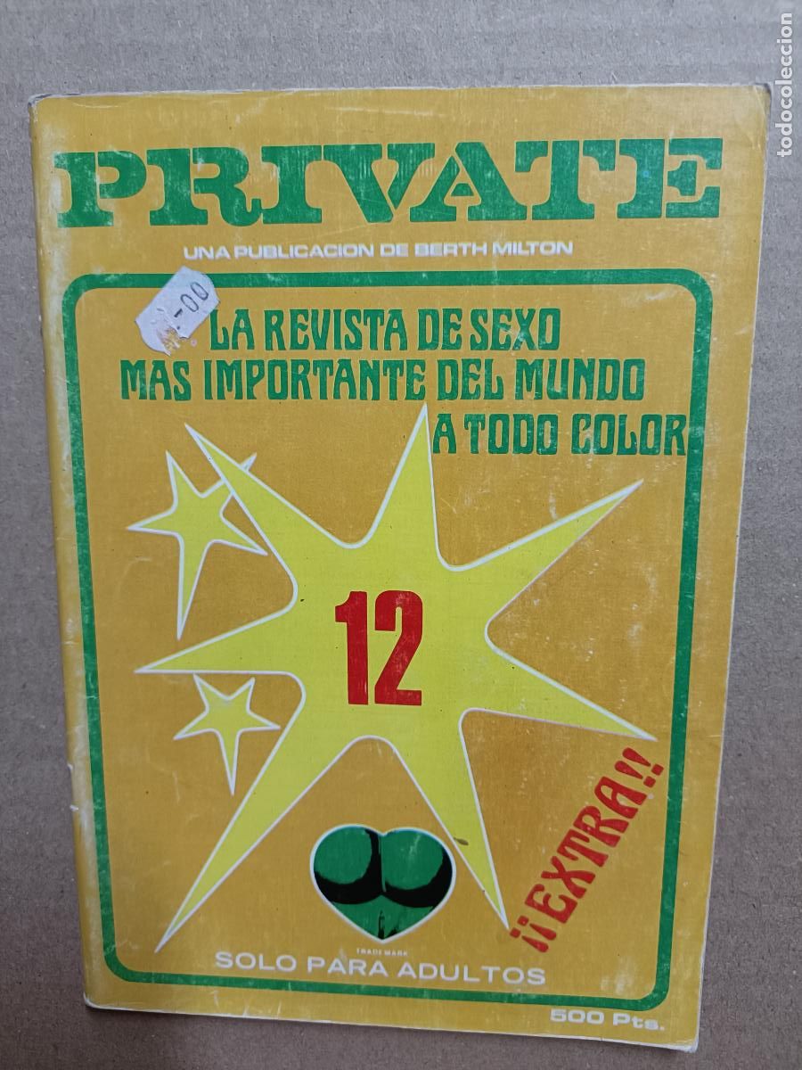 Revistas: PRIVATE 12. ADULTOS. EROTICA