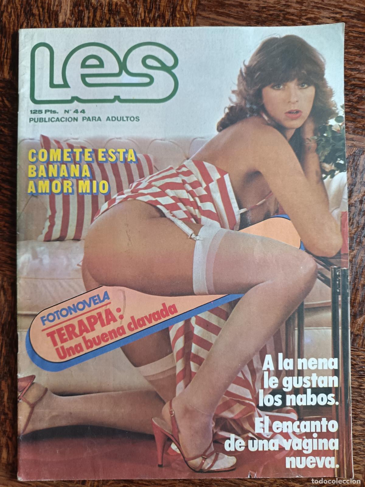 Revistas: LES revista para adultos n&ordm; 44. Fotonovela, comics, reportajes fotograficos, relatos porno...