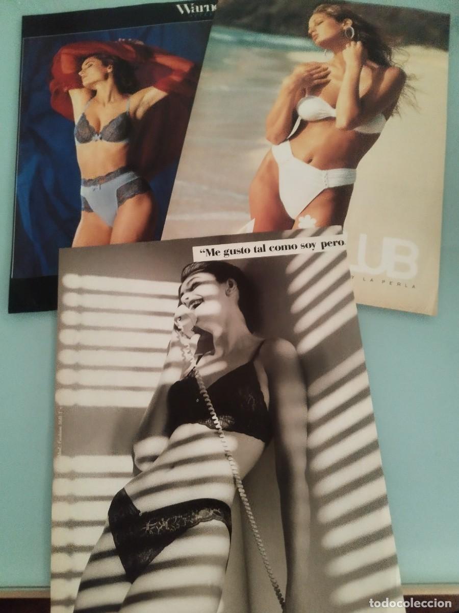 Revistas: Tres hojas de revista. Chicas en lenceria. Erocitco para adultos.