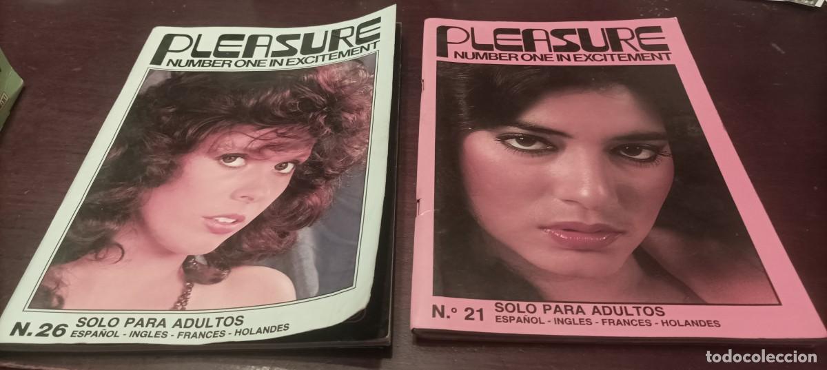Revistas: dos REVISTA EROTICA-PORNO.PLEASURE. N&ordm; 21 y 26