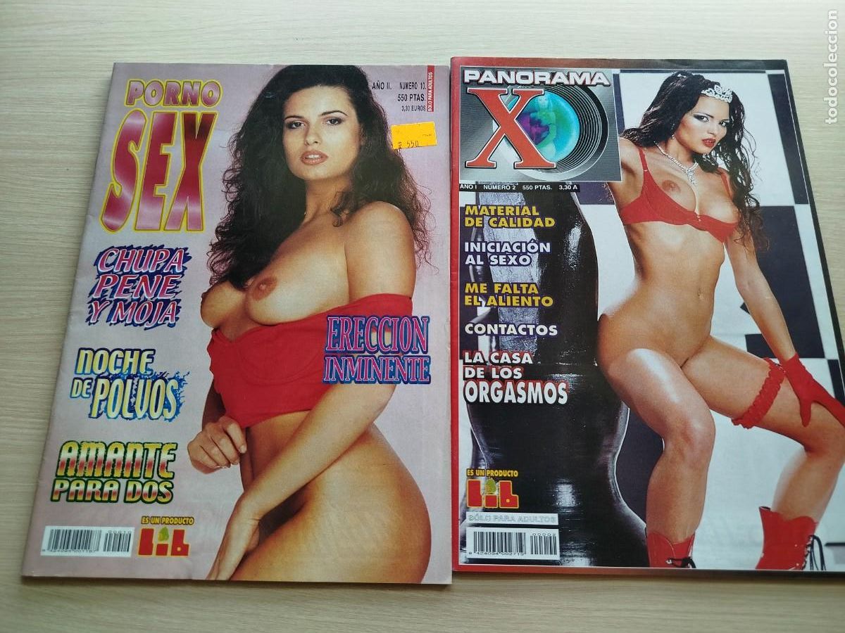 Revistas: Porno sex a&ntilde;os 2 n&uacute;m 10 y panorama X a&ntilde;o 1 n&uacute;m 2