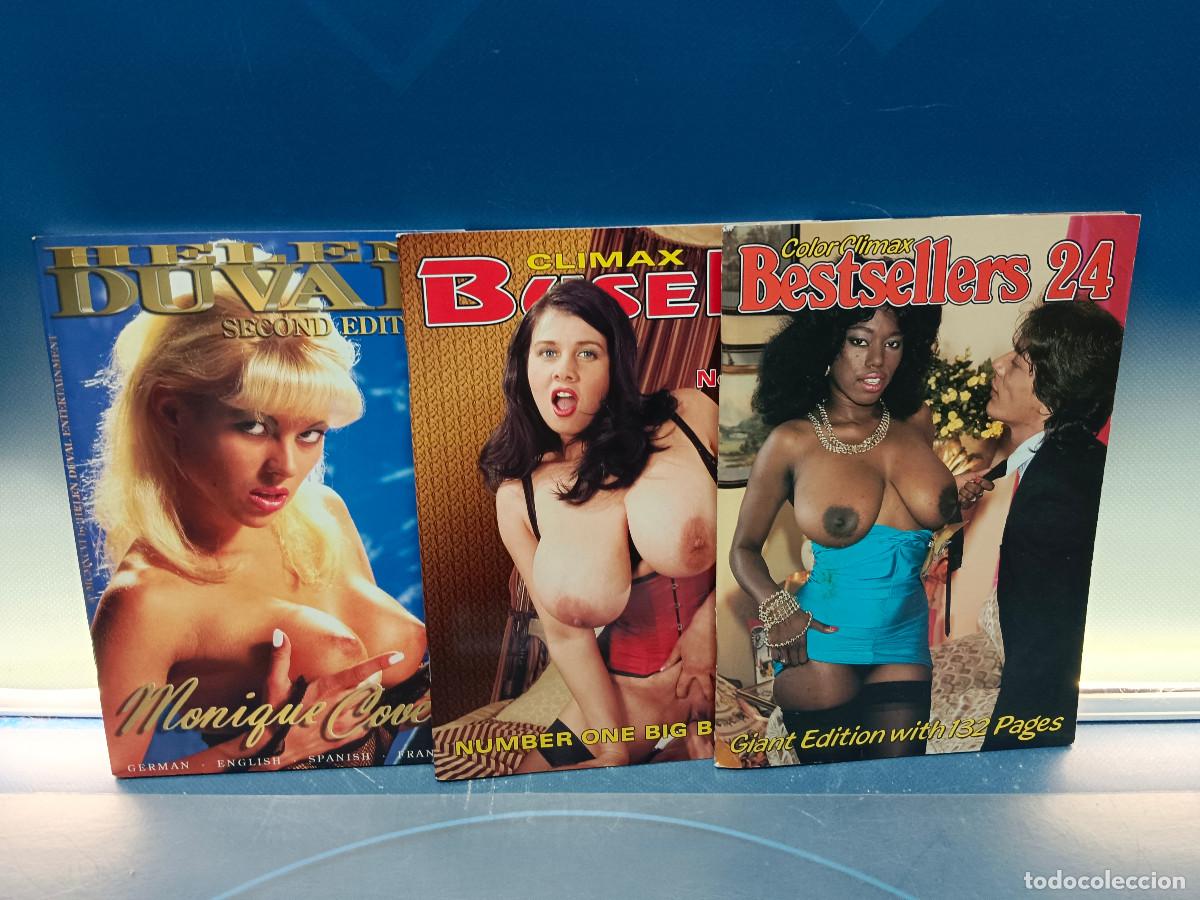 Revistas: 3 Revistas, solo para adultos, Color Climax Bestsellers, helen duval second edition, Climax Busen
