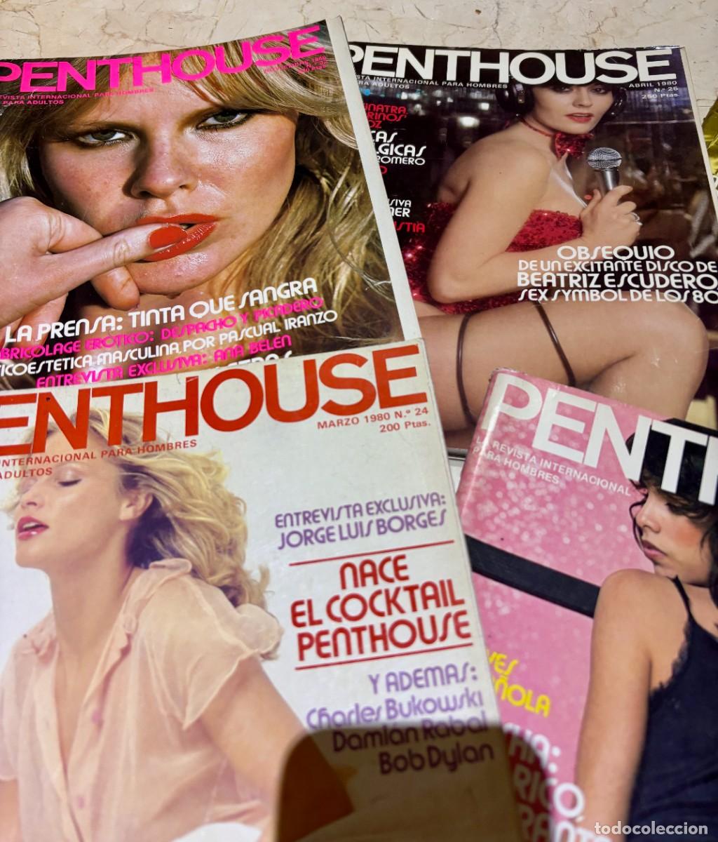 Revistas: 5 Revistas para Adultos Penthouse de 1980