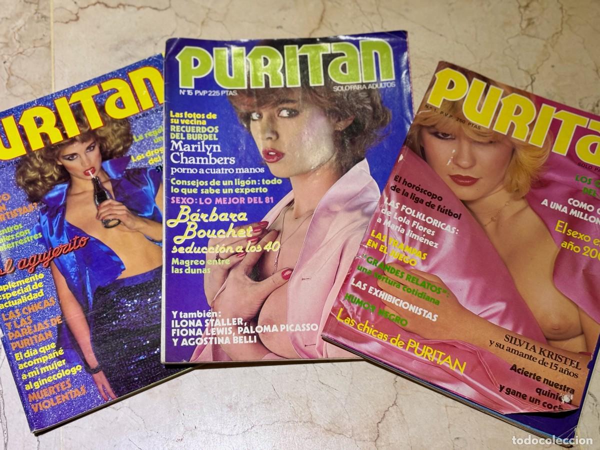 Revistas: 3 Revistas para adultos Puritan a&ntilde;os 80