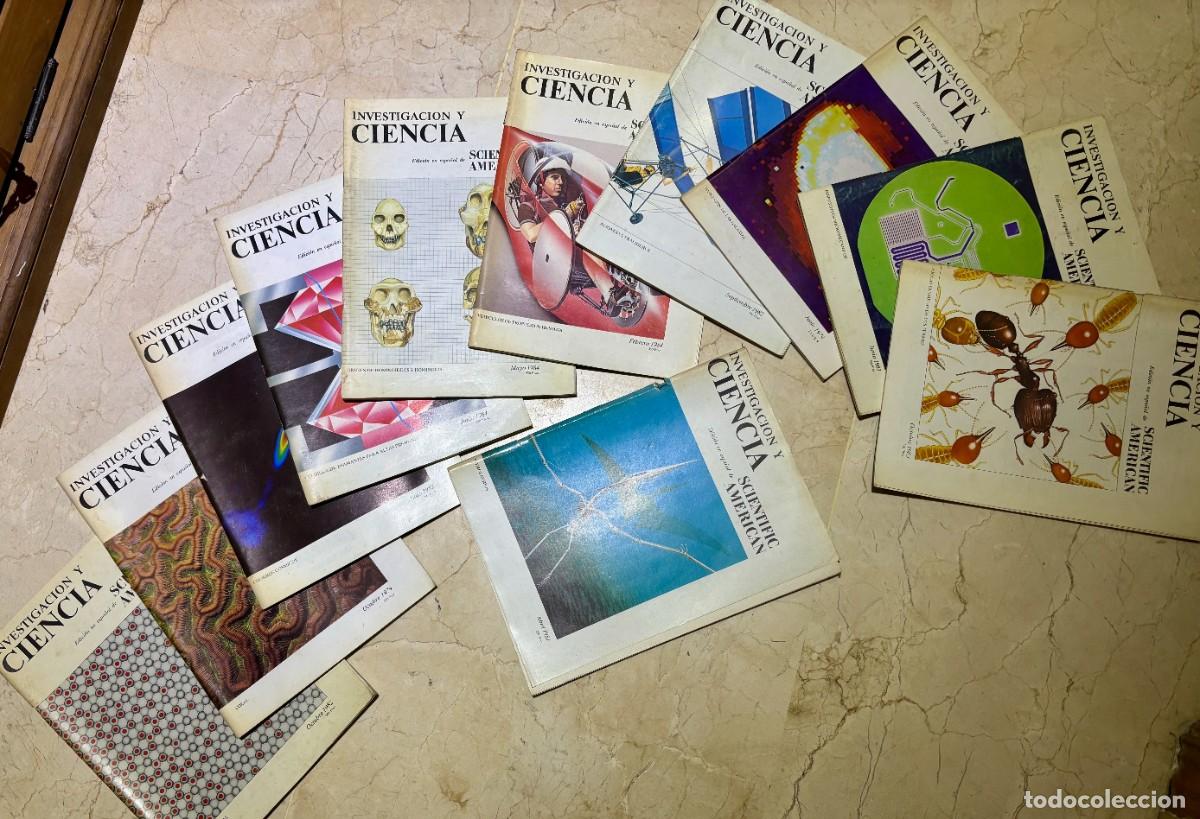 Revistas: 11 Revistas Investigacion y Ciencia a&ntilde;os 70/80
