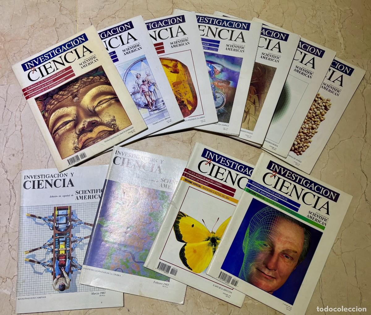 Revistas: 11 Revistas Investigacion y Ciencia a&ntilde;os 90