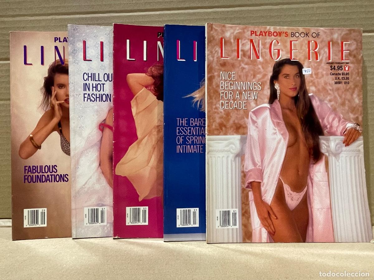 Revistas: Playboy&rsquo;s Book of Lingerie - 5 revistas de enero a octubre del 1990