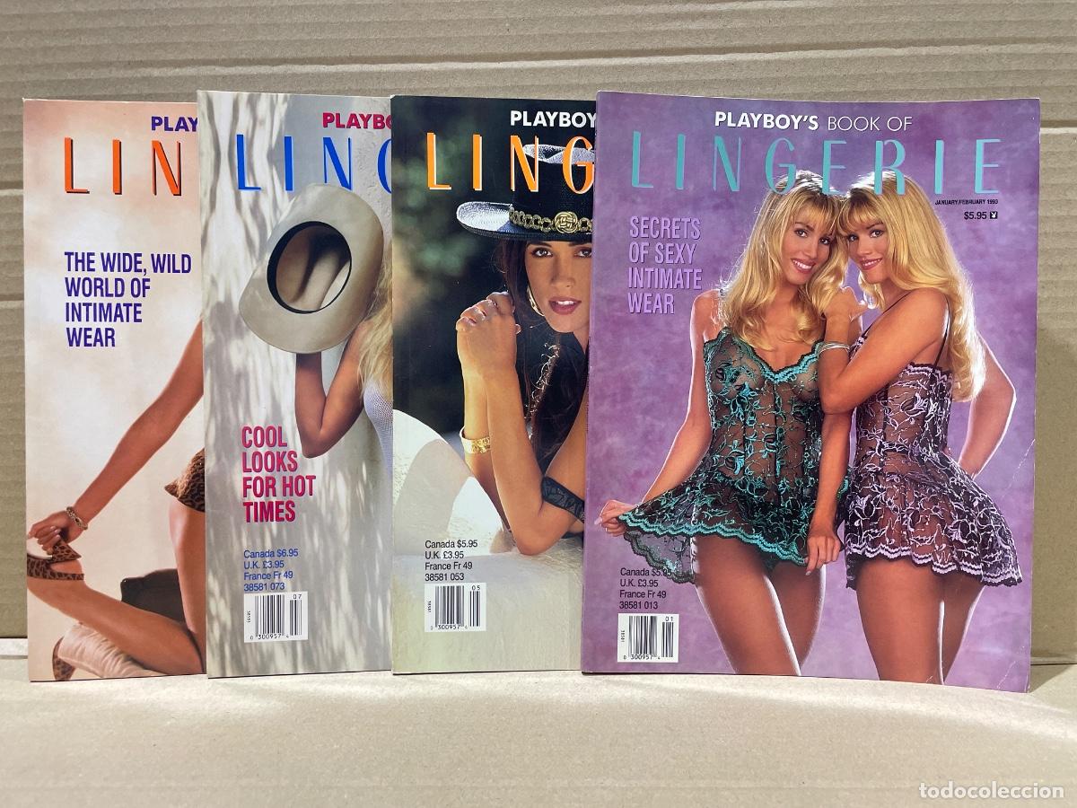 Revistas: Playboy&rsquo;s Book of Lingerie - A&ntilde;o 1993 - 4 revistas