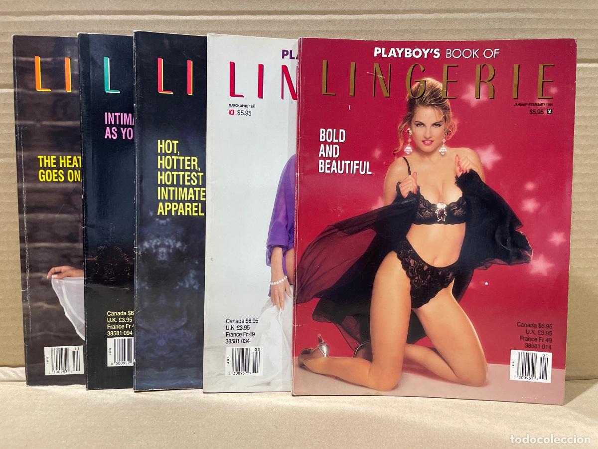 Revistas: Playboy&rsquo;s Book of Lingerie - A&ntilde;o 1994 - 5 revistas