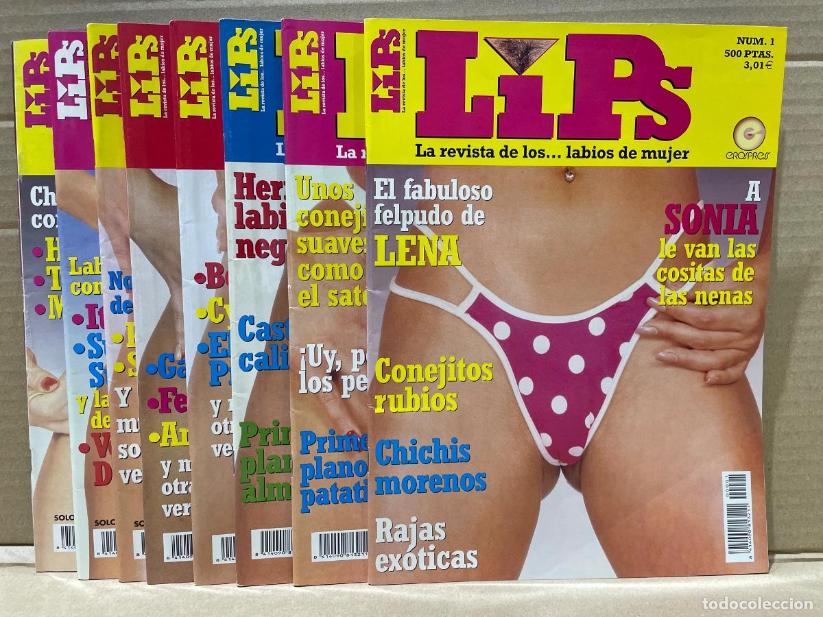 Revistas: Revista Lips - La revista de los&hellip;labios de la mujer - primeros 8 n&uacute;meros