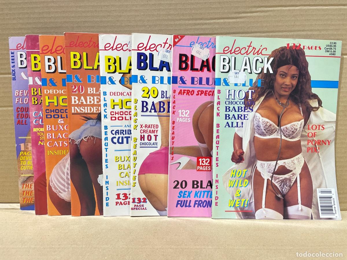 Revistas: Lote de 8 revistas Electric Black & Blue - A&ntilde;o 1993 n.1-2-4-5-6-8-9-Vol2 n.2