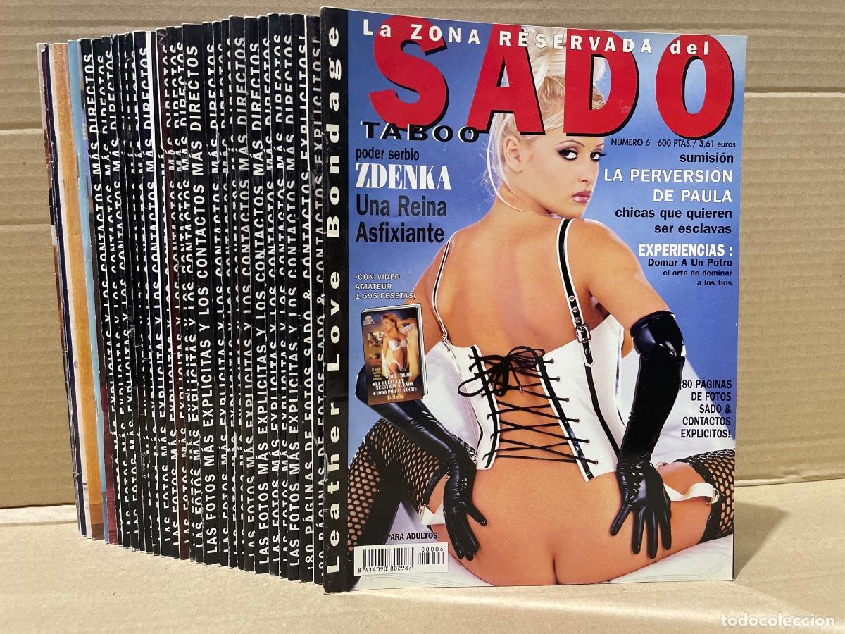 Revistas: Revista La Zona Resevada del Sado Taboo - Lote de 33 revistas