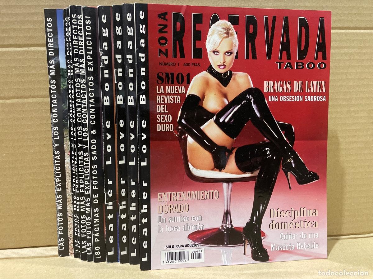 Revistas: Revista Zona Reservada Taboo - Lote de 10 n&uacute;meros - A&ntilde;o 1998