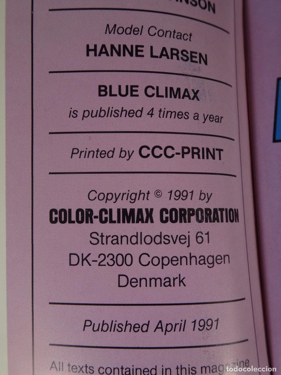 Revistas: MAGAZINE ER&Oacute;TICO PORN ,BLUE CLIMAX N&ordm; 49 , COLOR CLIMAX 1991, VER FOTOS