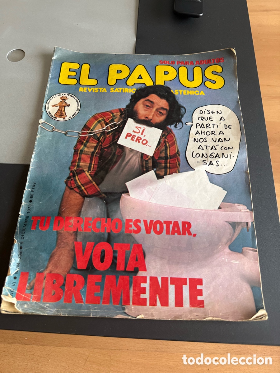 Revistas: Revista. EL PAPUS. 238. 1978. Algo tocada