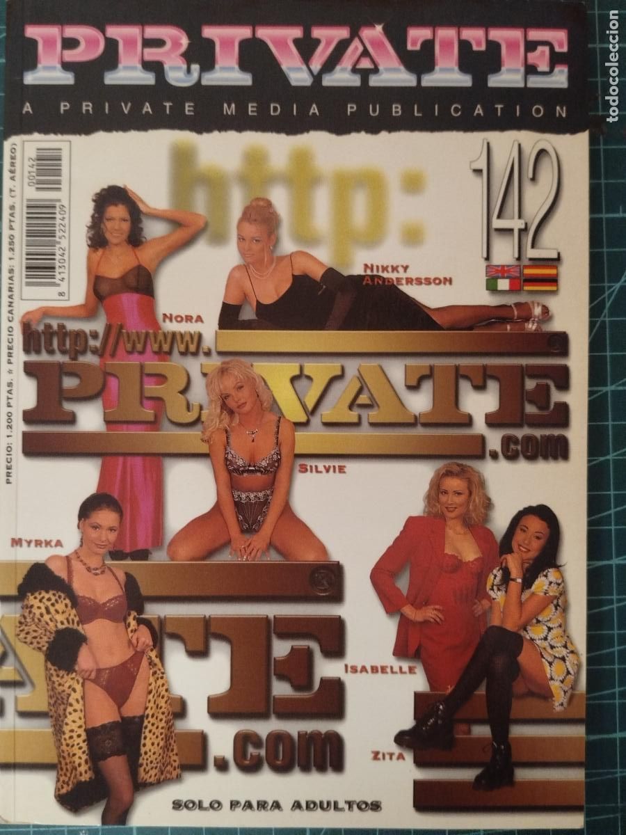 Revistas: REVISTA PRIVATE N&ordm; 142 . PORNO SOLO ADULTOS . PRIVATE MEDIA