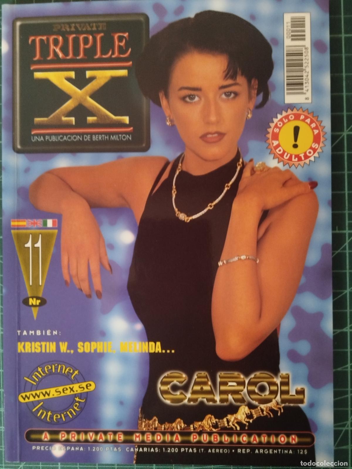 Revistas: REVISTA TRIPLE X N&ordm; 11 BERTH MILTON. PORNO SOLO ADULTOS