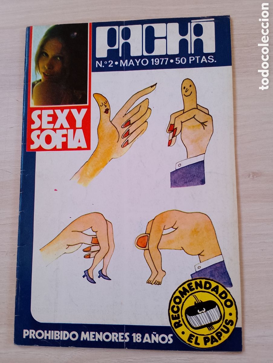 Revistas: Pach&aacute;. Revista er&oacute;tica. N&ordm; 2. Mayo 1977