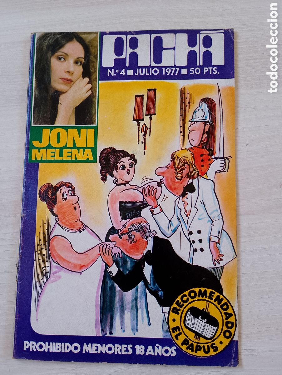 Revistas: Pach&aacute;. Revista er&oacute;tica. N&ordm; 4. Julio 1977