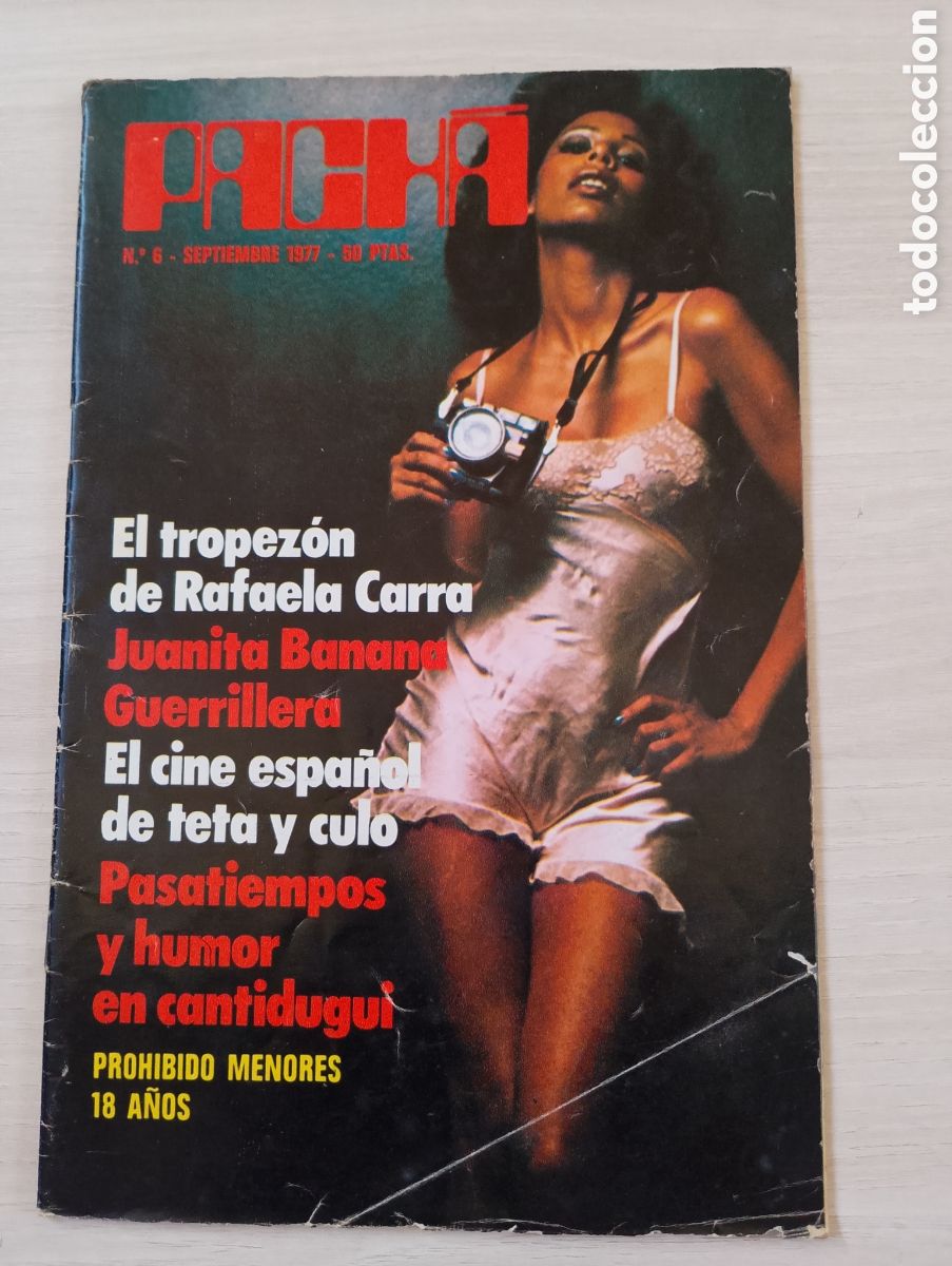 Revistas: Pach&aacute;. Revista er&oacute;tica. N&ordm; 6. Septiembre 1977