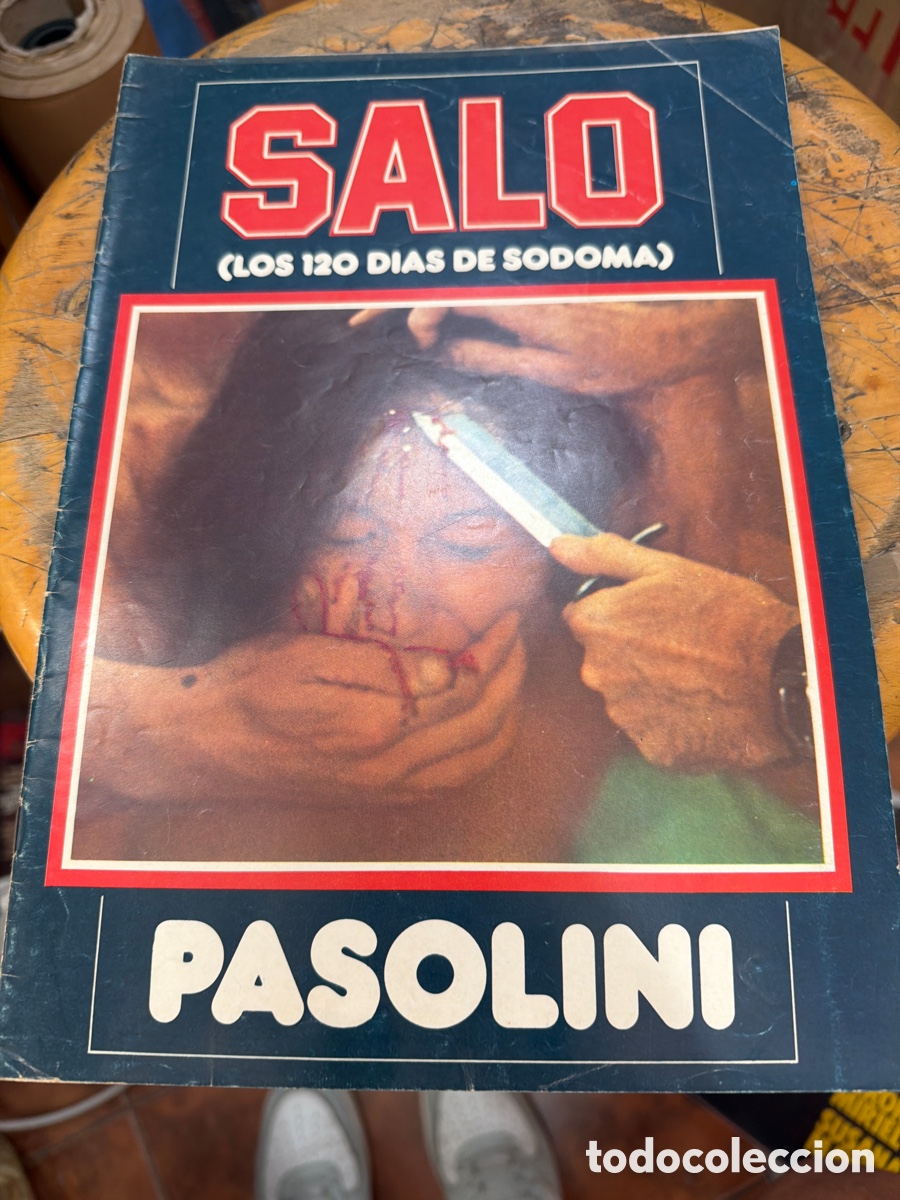 Revistas: Revista er&oacute;tica cine SALO ( los 120 d&iacute;as de sodoma)PASOLONI.a&ntilde;o 1977.ilustrado