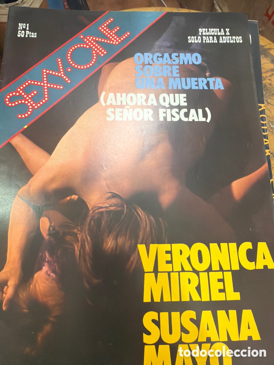 Revistas: Lote de 5 revistas er&oacute;ticas porno SEXY CINE.del n 1 al n 5 .edici&oacute;n en espa&ntilde;ol.a&ntilde;o 1977.ilustrado pr