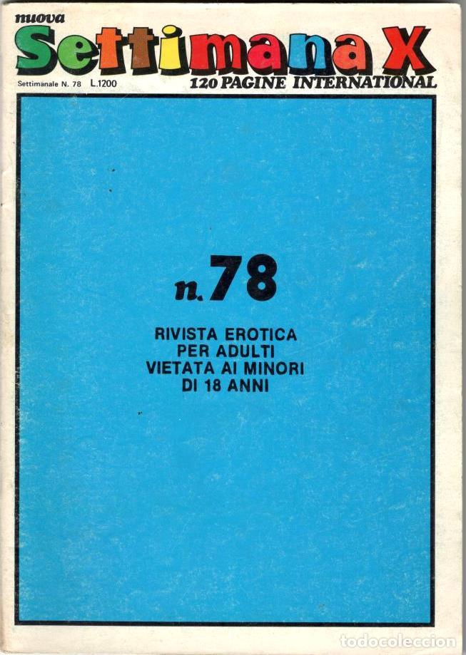 Revistas: SETTIMANA X Nr 78 ok 1980