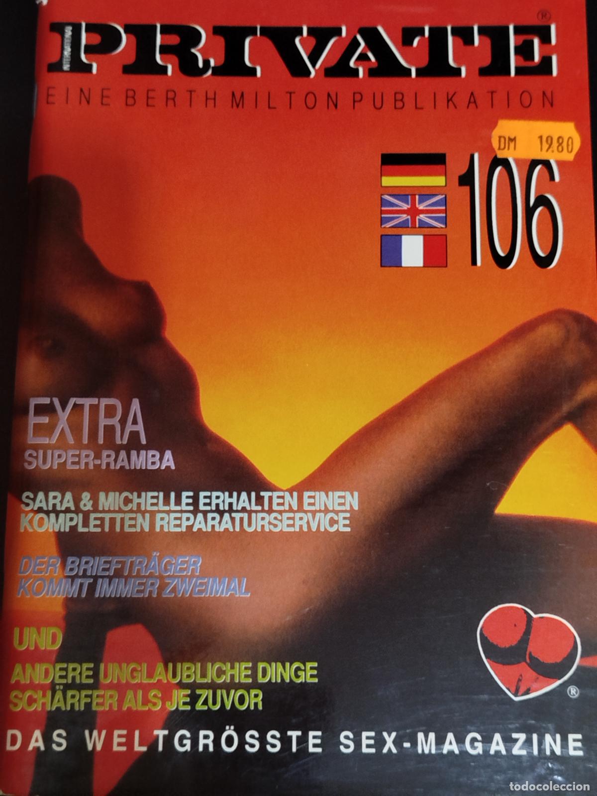 Revistas: MAGAZINE PRIVATE N&ordm; 106 EINE BERTH MILTON PUBLIKATION. ADULT CONTENT