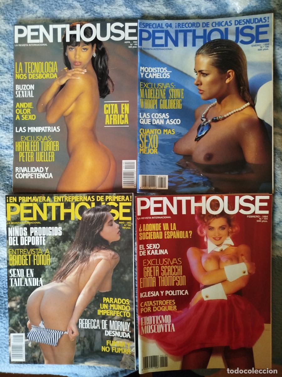 Revistas: Penthouse 4 n&uacute;meros.