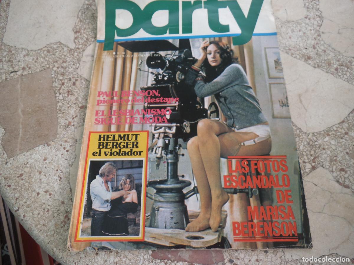 Revistas: party n&ordm; 20, helmut berger el violador, la calida noche de caligula, marisa berenson, mercedes bel