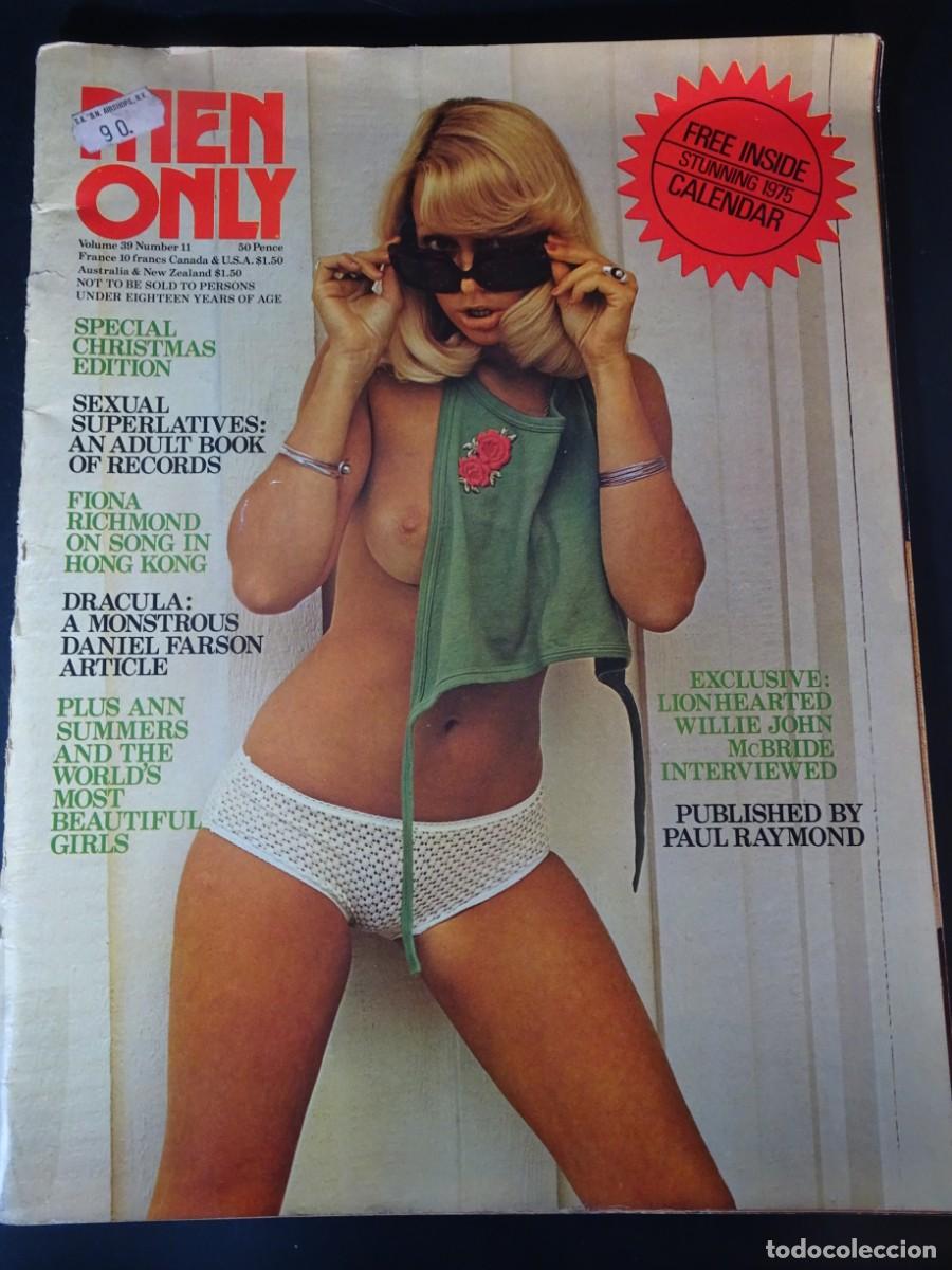 Journals: REVISTA EROTICA VINTAGE, MYFAIR ,VOL 39 N&ordm; 11, CALENDARIO 1975, EN INGL&Eacute;S, VER FOTOS