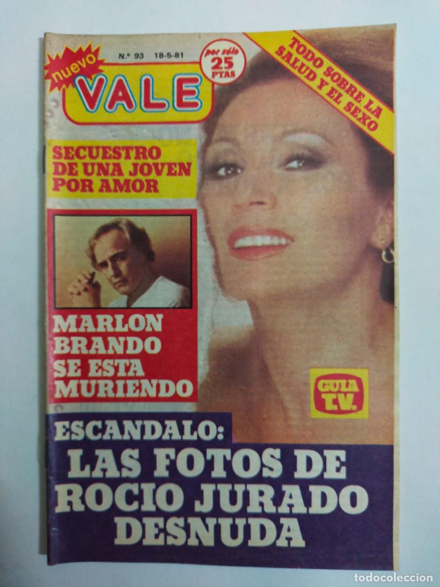 Journals: REVISTA NUEVO VALE N&ordm; 93 (18-05-1981) - ROCIO JURADO - MARLON BRANDO
