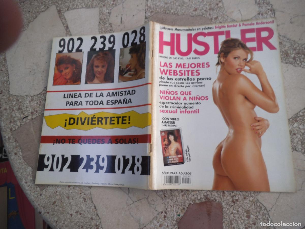 Revistas: hustler n&ordm; 90, revista erotica espa&ntilde;ola , solo para adultos