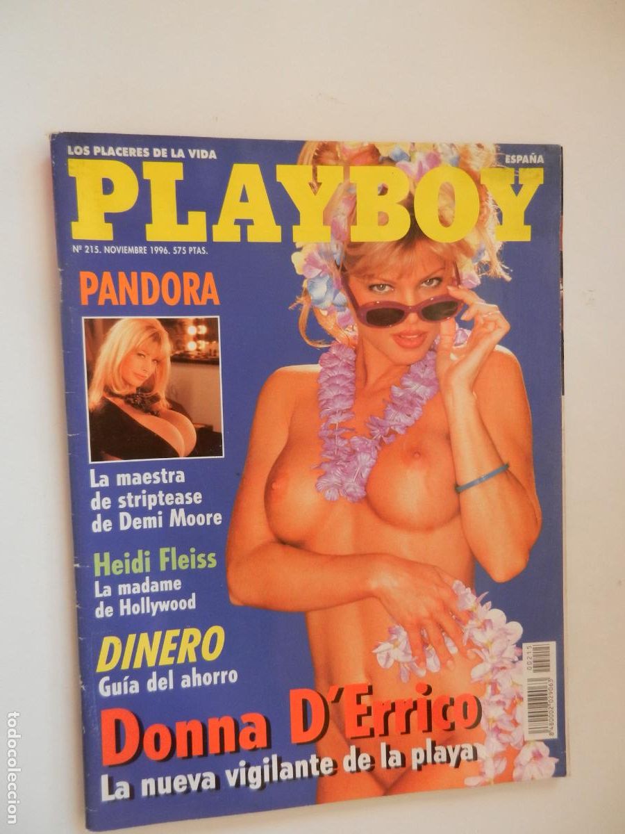 Revistas: PLAY BOY N&ordm; 215 -NOVIEMBRE 1996- VER SUMARIO - DONNA D'ERRIO - PANDORA LA MAESTRA DE DEMI MOORE