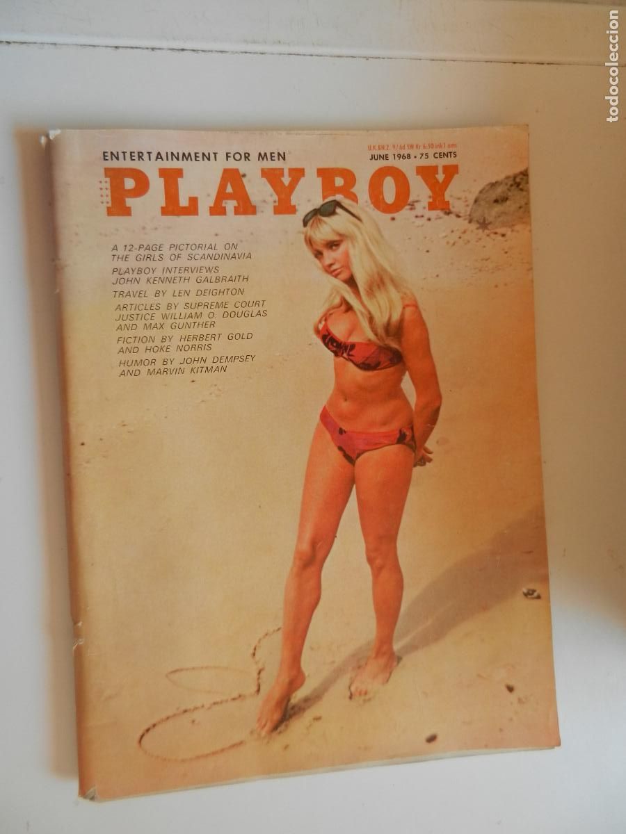 Revistas: PLAY BOY ENTERTAINMENT FOR MEN - VOL 15 - N&ordm; 6 JUNE 1968 - EN INGLES